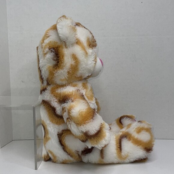 Build A Bear Workshop Girl Scout Smores Plush White Tan Brown swirl bear - Picture 5 of 12